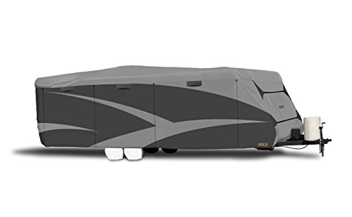 ADCO 52243 Designer Series SFS Aqua Shed Travel Trailer RV Cover – 24’1″ – 26′, Gray