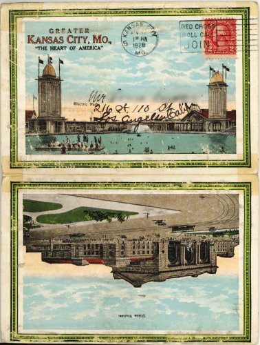 Greater Kansas City Missouri (1920’s Souvenir Postcard Folder)