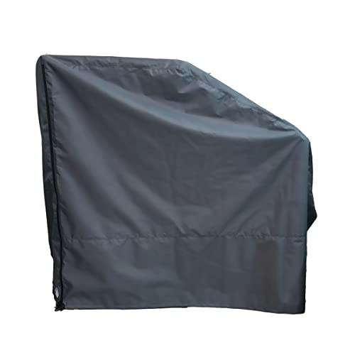 Protective Cover for Rear Drive Elliptical Machines. Heavy Duty UV/Water Resistant Cover (Black, Large Extra Tall)