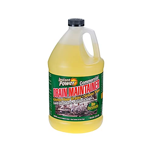 Instant Power Enzyme Drain Cleaner, Drainage Clog Remover, 1-Gallon