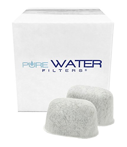 PureWater Filters Set of Two Charcoal Activated Replacement filters for Coffeemakers Model DCC-RWF1