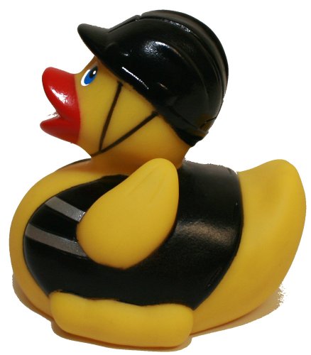 Rubber Duck Biker, Waddlers Brand Rubber Ducks That Float Upright-Toy Bathtub Rubber Ducky Birthday & Party Favor Gift-All Dept. Biking Lovers Deluxe Gift