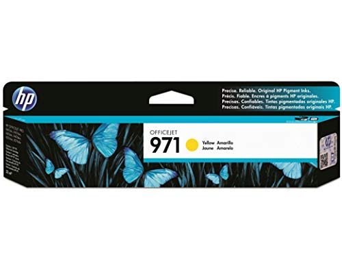 HP 971 | PageWide Cartridge | Yellow | Works with HP OfficeJet Pro X451, X476, X551, X576 | CN624AM