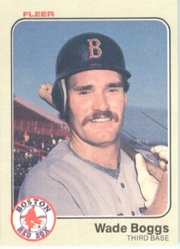 1983 Fleer Baseball Rookie Card #179 Wade Boggs