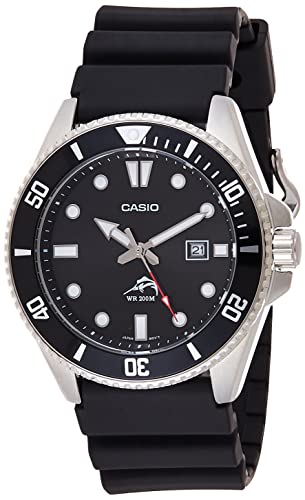 Casio Men’s MDV106-1AV 200M Duro Analog Watch, Black