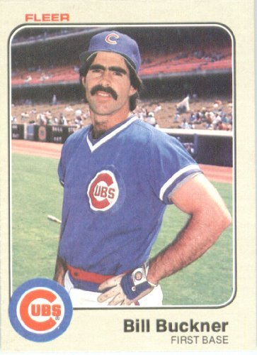 1983 Fleer Baseball Card #492 Bill Buckner