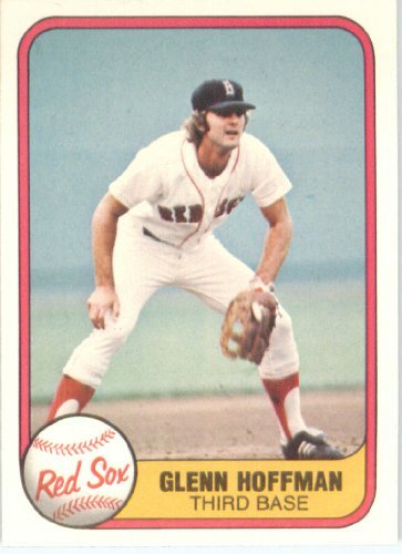 1981 Fleer #237 Glen Hoffman Boston Red Sox Baseball Card