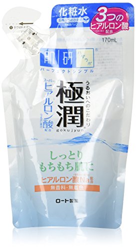 Hada Labo Rohto Gokujun Hyaluronic Lotion Moist Refill, 170ml/5.7 fl. oz.