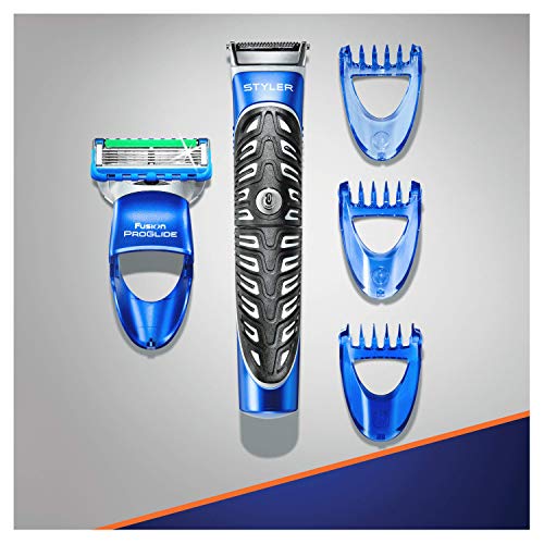 Gillette Fusion ProGlide Styler 3-in-1 Waterproof Trimmer for Man, Achieve Any Facial Hair Style with Three Exchangeable Combs (2 mm, 4 mm, 6 mm) | The Storepaperoomates Retail Market - Fast Affordable Shopping