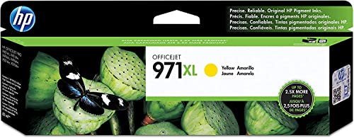 HP 971X | PageWide Cartridge High Yield | Yellow | Works with HP OfficeJet Pro X451, X476, X551, X576 | CN628AM