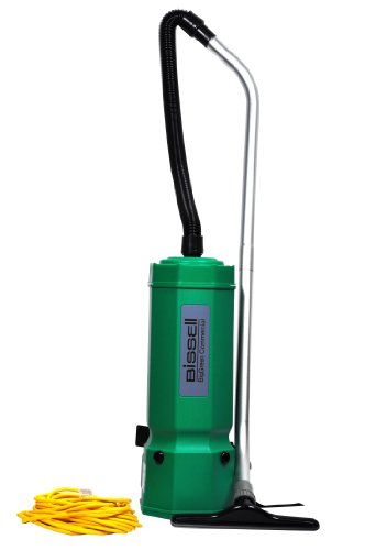 Bissell BigGreen Commercial BG1001 High Filtration Backpack Vacuum, 1375W, 25.5″ Height, 10 qt Capacity, Red