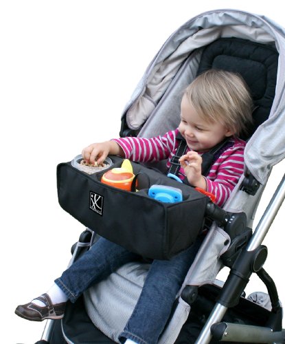 J.L. Childress Food ‘N Fun Stroller Snack Tray, Black