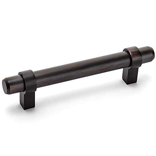 Cosmas 10 Pack 161-128ORB Oil Rubbed Bronze Cabinet Bar Handle Pull – 5″ (128mm) Hole Centers