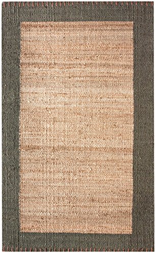 nuLOOM Cameron Hand Woven Jute Area Rug, 7′ 6″ x 9′ 6″, Natural