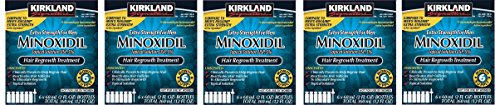 KIRKLAND Signature Minoxidil for Men 5% Extra Strength Hair Regrowth for Men, 12 Month Supply by