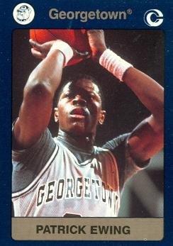 Patrick Ewing basketball card (Georgetown) 1991 Collegiate Collection #49