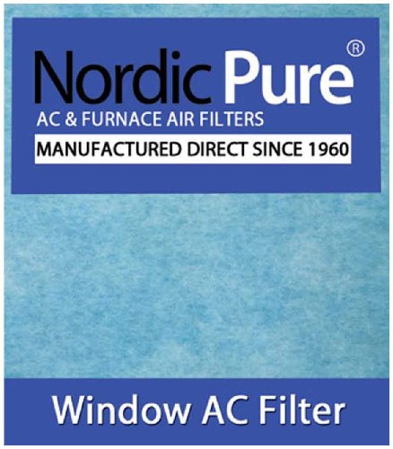 Nordic Pure Window Air Conditioner Filter Pads, 15 x 24-Inches (15×24-WAC-HP44pads-6)