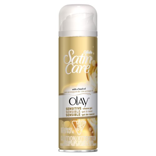 Gillette Satin Care with A Touch of Olay Shave Gel for Women, 7 oz
