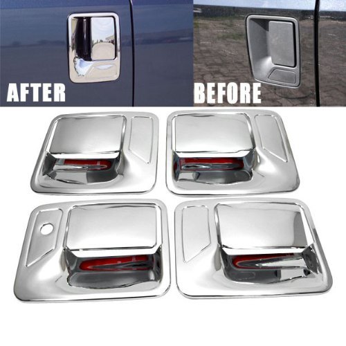 Chrome Door Handle Cover Set For Ford F250 F350 F450 F550 Super Duty 1999 2000 2001 2002 2003 2004 2005 2006 2007 2008 2009 2010 2011