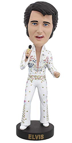 Royal Bobbles Elvis Presley Aloha from Hawaii Bobblehead, Premium Polyresin Lifelike Figure, Unique Serial Number, Exquisite Detail