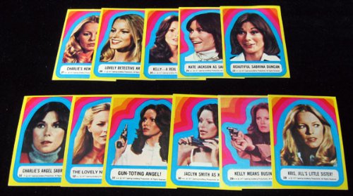1977 Topps Charlie’s Angels Series 3 Sticker Card Set (11) NM/MT