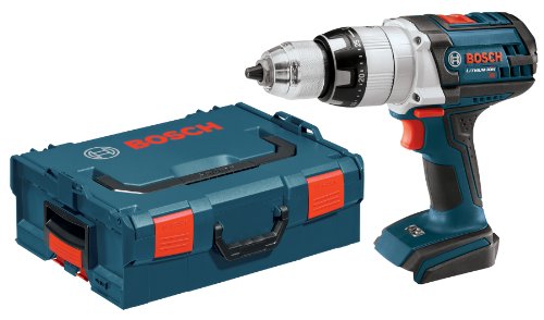Bosch Bare-Tool HDH181BL 18-Volt Lithium-Ion 1/2-Inch Brute Tough Hammer Drill/Driver with L-BOXX-2 and Exact-Fit Tool Insert Tray , Blue
