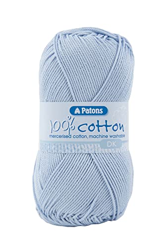 Patons 100% Cotton DK – Pale Blue (2173)