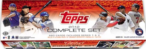 2012 Topps Baseball Factory Sealed HOBBY Version Set with 5 Bonus Orange Parallel Cards