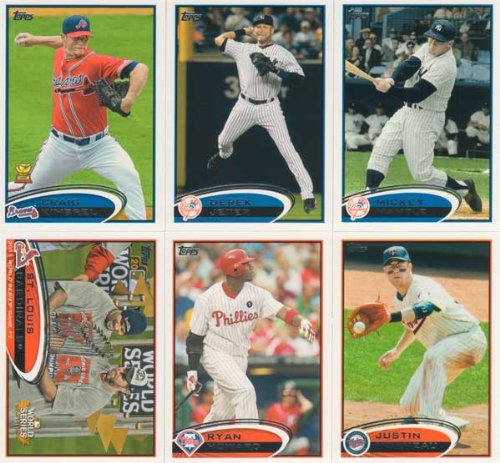 2012 Topps Baseball Factory Sealed HOBBY Version Set with 5 Bonus Orange Parallel Cards | The Storepaperoomates Retail Market - Fast Affordable Shopping