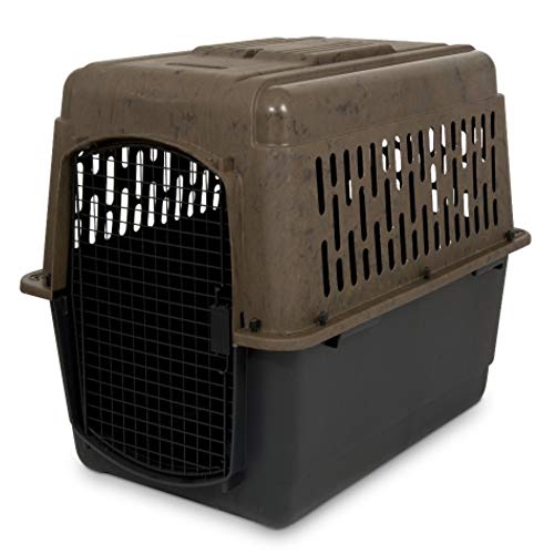 Petmate Ruffmaxx Camouflage Dog Kennel Pet Carrier & Crate 36″ (50-70 Lb), Outdoor And Indoor For Large, Medium, And Small Dogs – Made From Durable Recycled Material W/ 360-Degree Ventilation
