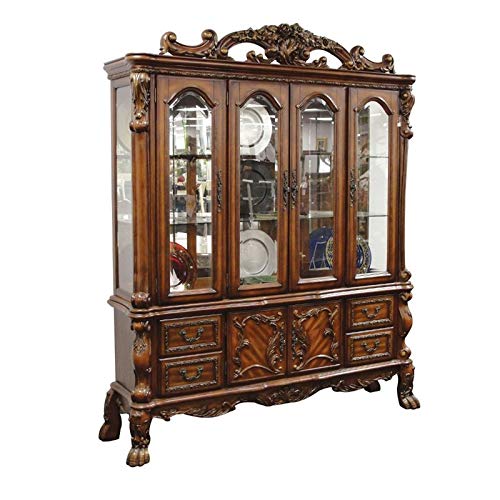 ACME Dresden Hutch & Buffet – 12155 – Cherry Oak | The Storepaperoomates Retail Market - Fast Affordable Shopping