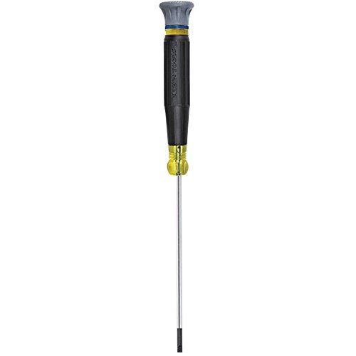Klein Tools 614-4 Flat Screwdriver, Precision Electronics Screwdriver, 1/8-Inch Cabinet Tip, 4-Inch Shank | The Storepaperoomates Retail Market - Fast Affordable Shopping