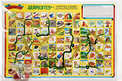 Don Clemente Serpientes Y Escaleras Authentic Mexican Game