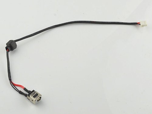 Genuine OEM AC DC Harness Power Jack Connector in Toshiba Satellite L650-BT2N15 L650-BT2N22 L650-BT2N23 L650-ST2G01 L650-ST2N03 L650-ST2N04 L650-ST2NX1 L650-ST3NX1 L650D-ST2N01 L655-S5058 S5059 S5060 S5061 S5062 S5065 S5065BN S5065RD S5065WH S5069 S5071 S