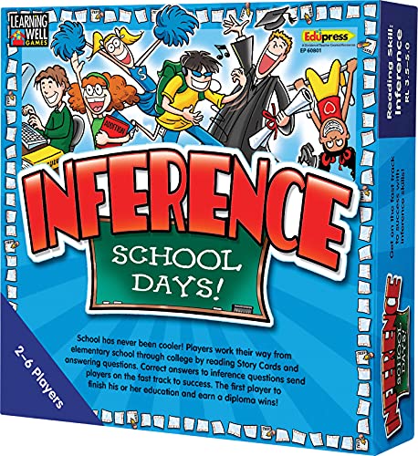 Edupress Inference School Days Game, Blue Level (EP60801)