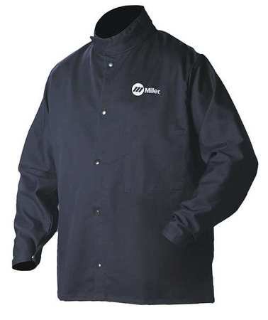 Welding Jacket, Navy, Cotton/Nylon, 2XL | The Storepaperoomates Retail Market - Fast Affordable Shopping