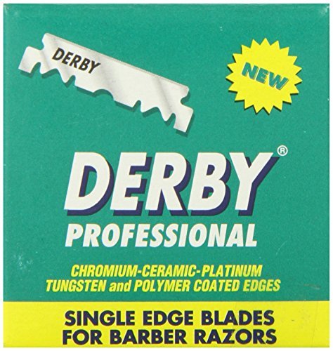 Derby Professional Single Edge Razor Blades, 100 Count (Pack of 2)