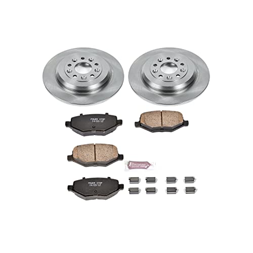 Power Stop Rear KOE4744 Stock Replacement Brake Pad and Rotor Kit Autospecialty