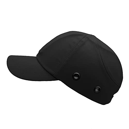 Lucent Path Black Baseball Bump Cap Hard Hat Helmet Safety Cap for Men and Women