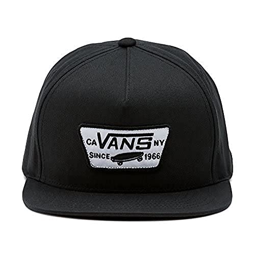 Vans Full Patch Snapback Cap One Size True Black