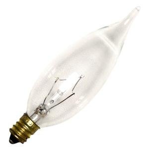 GE 40045-25-Watt 210-Lumen Bent Tip Light Bulb with Candelabra Base, 6-Pack