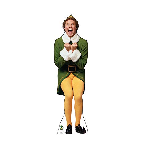 Advanced Graphics Buddy The Elf Excited Life Size Cardboard Cutout Standup – Elf (2003 Film)