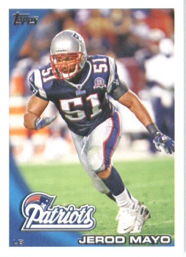 2010 Topps NFL Football Card #272 Jerod Mayo – New England Patriots – NFL Trading Card