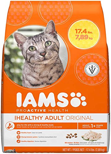 Iams Proactive Health Adult Original Chicken Recipe Dry Cat Food 17.4 Pounds