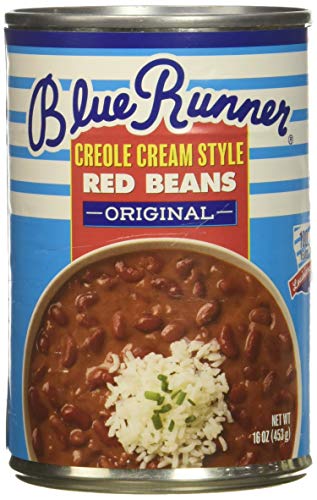 Blue Runner Creole Cream Style Red Beans, 1 Pound (Pack of 6)