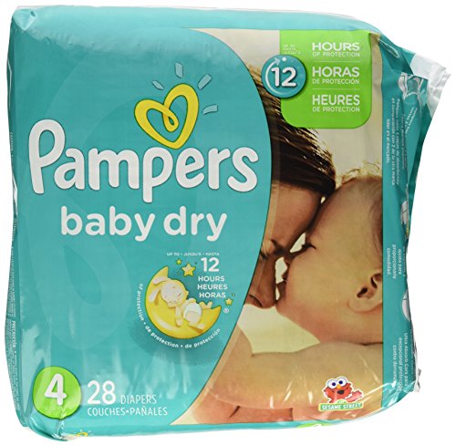 Pampers Baby Dry Diapers – Size 4-28 ct