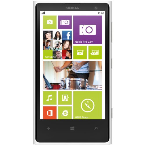 Nokia Lumia 1020 32GB Unlocked GSM Phone w/ 41MP Camera 4.5″ – White – International Version, No Warranty