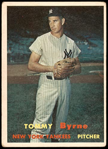 1957 Topps # 108 Tommy Byrne New York Yankees (Baseball Card) Dean’s Cards 2 – GOOD Yankees