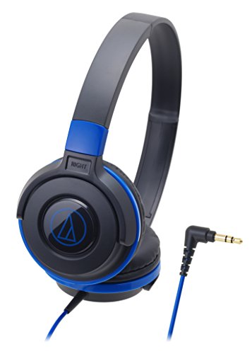 Audio Technica STREET MONITORING Portable Headphone Black Blue ATH-S100 BBL (Japan Import)