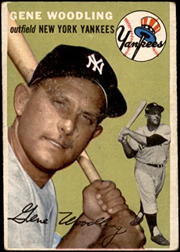 1954 Topps # 101 Gene Woodling New York Yankees (Baseball Card) FAIR Yankees